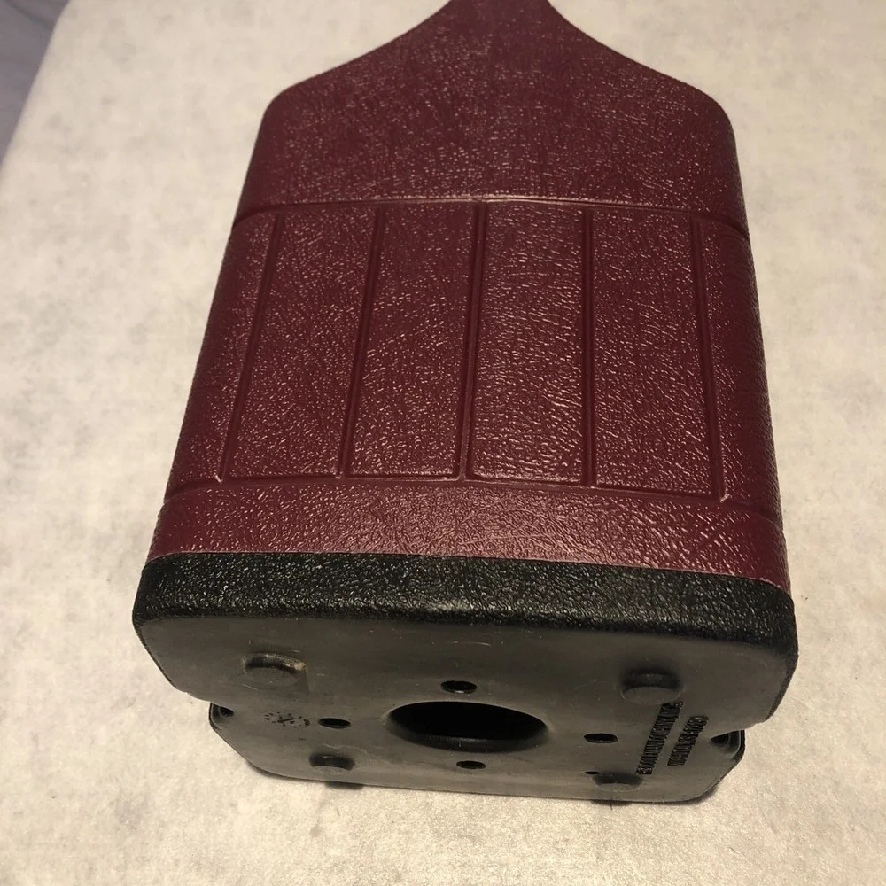 Coleman Propane Lantern Case Red Plastic Two Piece Made In USA Camping Gear Used